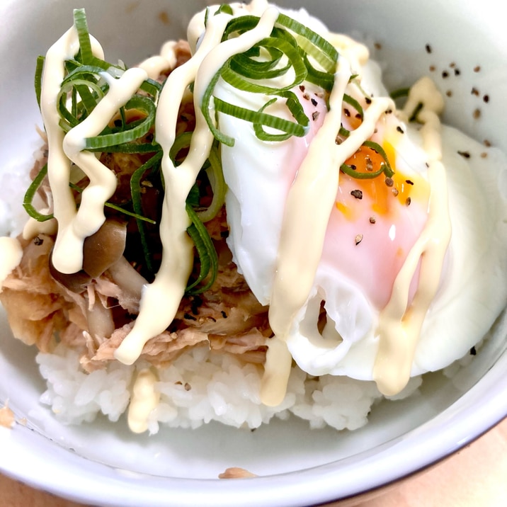 レンチンだけで主婦のお昼ごはん丼